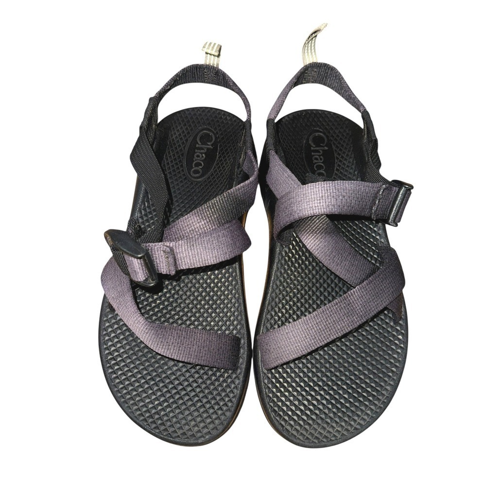 Chaco Z/1‎ Ecotread Kids 4 Pre-Owned Sandal Gray Adjustable Strappy Outdoor Hike
